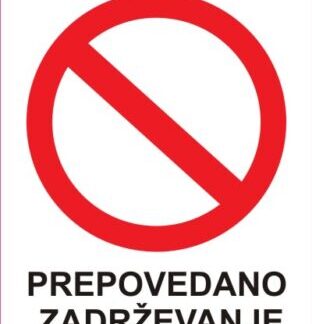 Prepovedano zadrževanje 1