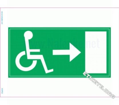 Evakuacija invalidi desno