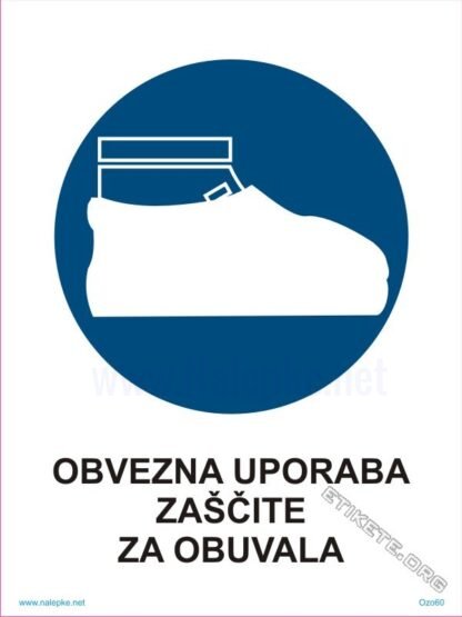 Obvezna uporaba zaščite za obuvala1