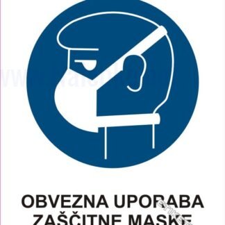 Obvezna uporaba zaščitne maske1