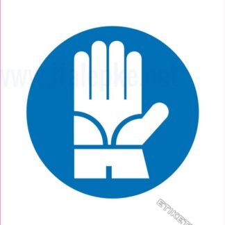 Obvezna uporaba zaščitnih rokavic