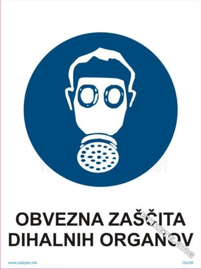 Obvezna zaščita dihal 1