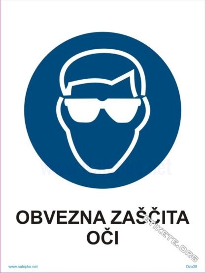 Obvezna zaščita oči 1