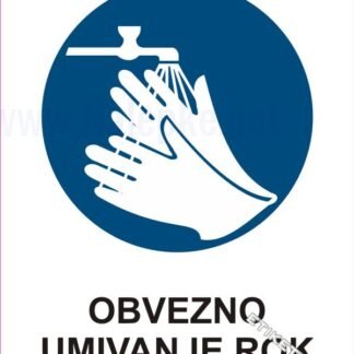 Obvezno umivanje rok 1