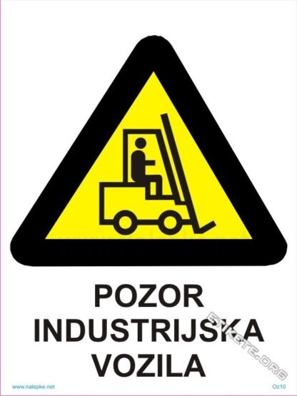 Pozor industrijska vozila 1