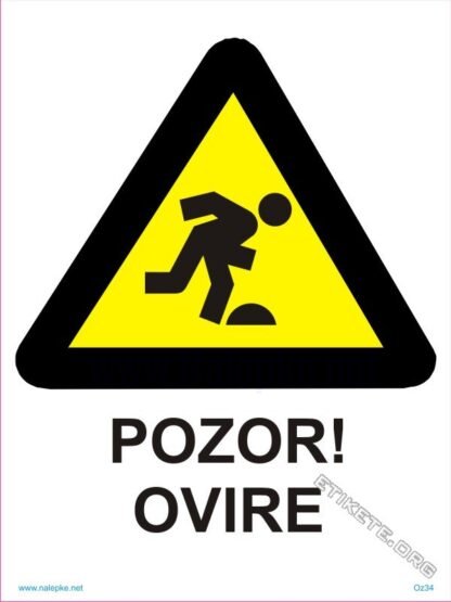 Pozor! Ovire 1