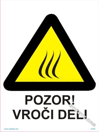 Pozor! Vroči deli 1