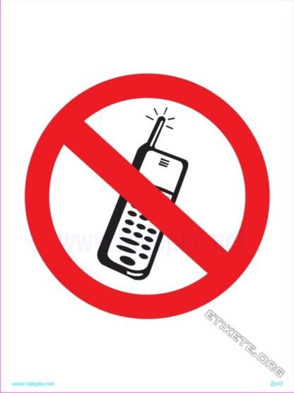 Prepovedana uporaba mobilnika