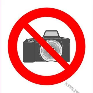 Prepovedano fotografiranje