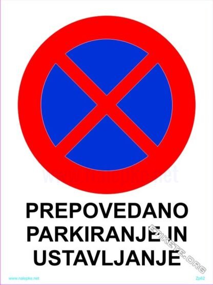 Prepovedano parkiranje in ustavljanje 1