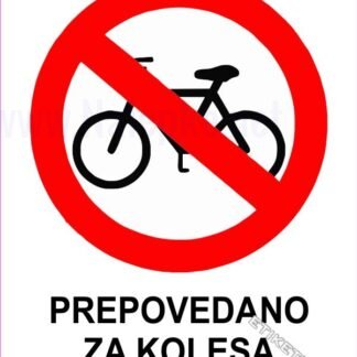 Prepovedano za kolesa 1