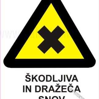 Škodljiva in dražeča snov 1