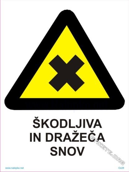 Škodljiva in dražeča snov 1