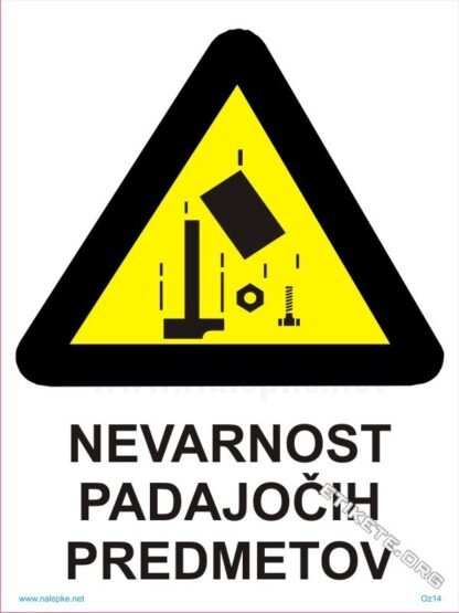 Nevarnost padajočih predmetov