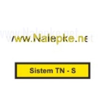 Nalepka Sistem TN S, dimenzija: 71x16mm, pola: 10 kos