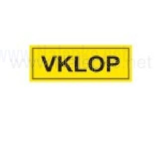 nalepka Vklop velikost: 46 x 16 cm pola: 8 nalepk