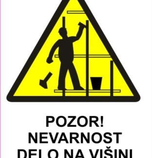 NEVARNOST DELO NA VIŠINI