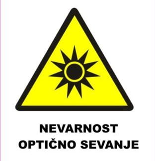 Nevarnost optično sevanje