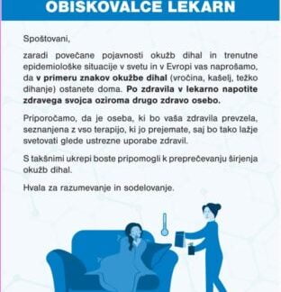 OBVESTILO ZA OBISKOVALCE LEKARN