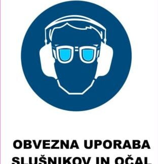 Obevzna uporaba slušnikov in očal 2