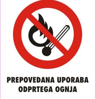 prepovedana uporaba odprtega ognja 2