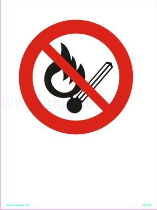 prepovedana uporaba odprtega ognja