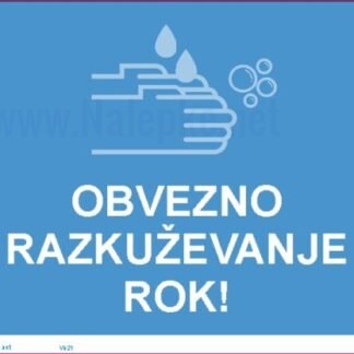 Obvezno razkuževanje rok -covid-19