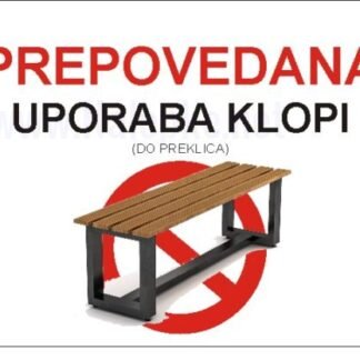 Prepovedana uporaba klopi