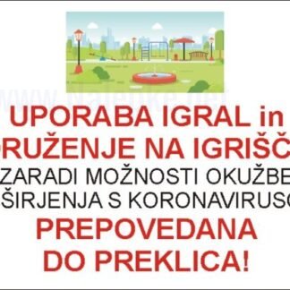 Prepovedana uporaba igral