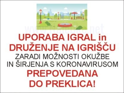 Prepovedana uporaba igral