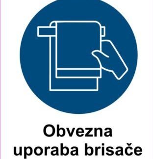 Obvezna uporaba brisače