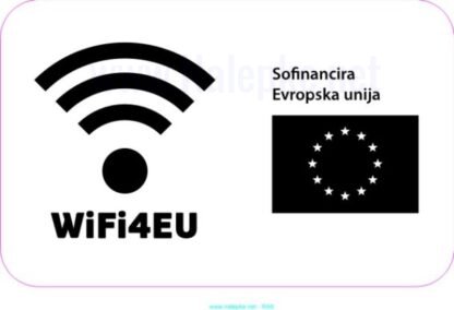 Emblem WiFi4EU - nalepka