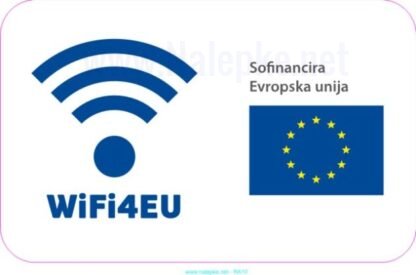 Emblem WiFi4EU - nalepka