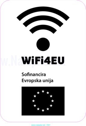 Emblem WiFi4EU - nalepka