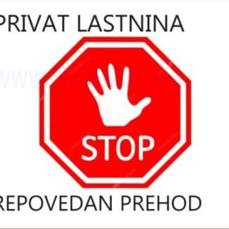 Privatna lastnina prepovedan prehod