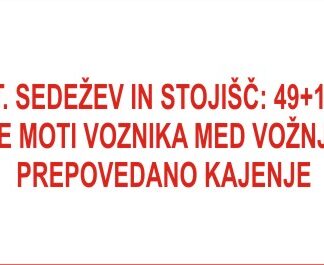 St. sedežev in stojišč