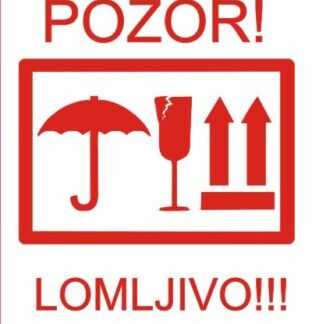 pozor lomljivo