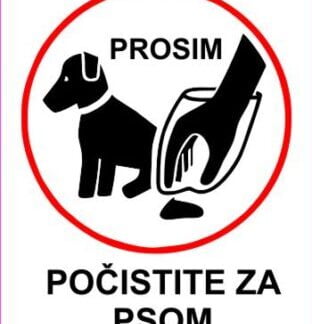 Prosim počistite za psom - iztrebki