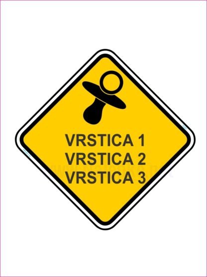 nalepke otrok v avtu