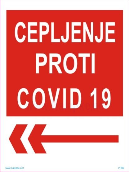 Cepljenje proti covid 19 levo