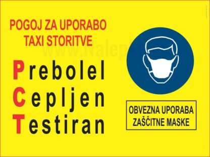 TAXI storitve - PCT