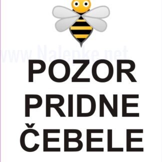 Pozor pridne čebele