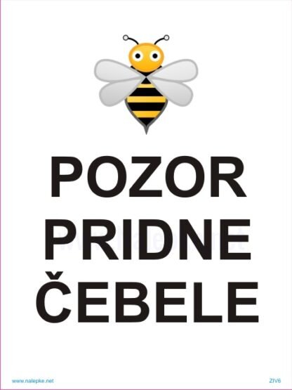 Pozor pridne čebele