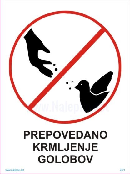 Prepovedano krmljenje golobov