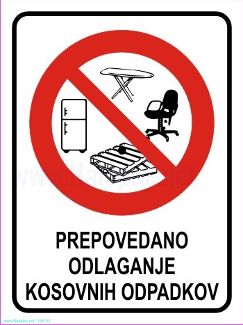 Prepovedano odlaganje kosovnih odpadkov2
