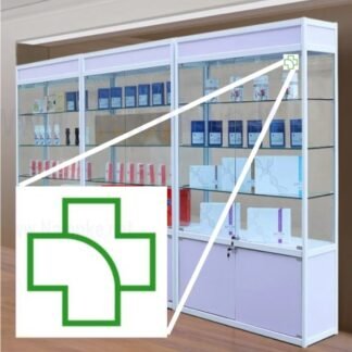 Nalepka za vitrine z medicinskimi pripomočki