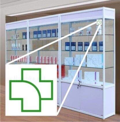 Nalepka za vitrine z medicinskimi pripomočki